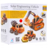 Lehrreiche solare Baufahrzeuge 3-in-1 für Kinder – Bagger, Betonmischer, Bulldozer