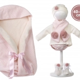 Kleidung und Accessoires für die Puppe LLORENS 40 cm – 7‑teiliges Set