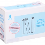 Ersatz-Fotopapier – Set mit 3 Rollen für Drucker und Einleger