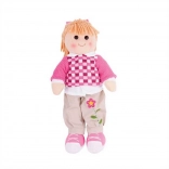 Stoffpuppe Melanie 38 cm – Bigjigs Toys