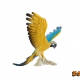 Plastikfigur Ara ararauna 9 cm