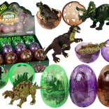 Dinosaurier-Ei mit Figur, 9 cm, 3 Farben