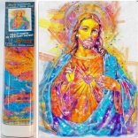 Diamantmalerei Strahlender Jesus 30x40 cm