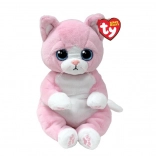 Plüschspielzeug TY Beanie Bellies rosa Katze 24 cm
