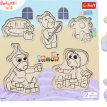 Holzpuzzle Bobaski i Miś – 5 Teile
