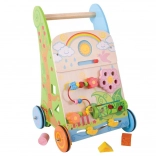 BIGJIGS BABY Holz-Aktivlauflernwagen für den Garten