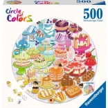 Ravensburger Puzzle Kreis: Desserts 500 Teile
