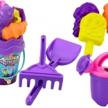 Sandspielset Eimer Schaufel Harke Gießkanne Eiscreme