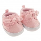 Püppchenschuhe – rosa Sneakers mit Schleifchen