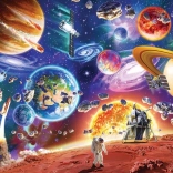 Familienpuzzle Reise durchs Weltall 350 Teile – COBBLE HILL