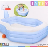 Aufblasbares Spielcenter mit Basketballkorb