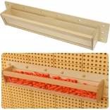 Holzaufbewahrungsbox mit durchsichtiger Wand 80 cm für wissenschaftliche-kreative Tafeln Masterkidz STEM