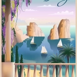 Puzzle RAVENSBURGER Postkarte aus Capri 1000 Teile