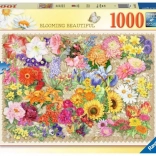 Puzzle 1000 Teile Blühende Blumen
