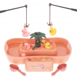 Familienspiel Entenjagd mit Angelruten und Zubehör – Rosa