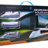 Große elektrische Eisenbahn mit Zubehör für Kinder 3+