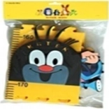 Kinder-Wachstumsmesser Maulwurf – gelb, Schaumstoff, 5 Teile