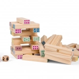 Riesiger Zahlenturm – Holz-Balancespiel für Kinder und Erwachsene