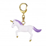 Einhorn Schlüsselanhänger Springendes Violett