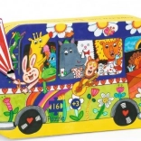 Puzzle Regenbogenbus 16 Teile