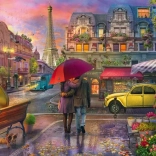 Puzzle Paris im Regen 500 Teile
