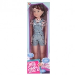 Laufpuppe brünettes Mädchen 80 cm