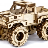 Holz-3D-Puzzle – Monstertruck zum Zusammenbauen