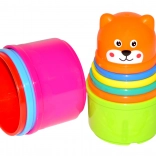 Stapelturm aus Bechern, 9 Stück