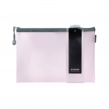 Briefumschlag mit Reißverschluss A4 Pastelini rosa