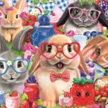 RAVENSBURGER Puzzle Kaninchen und Waldfrüchte 35 Teile