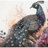 Diamantmalerei auf Platte – Pfau 29 × 21 cm