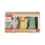 Fisher-Price Holztiere – Steck- und Sortierset