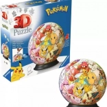 3D-Puzzle-Kugel POKÉMON – 72 Teile auf Sockel