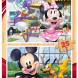 Holz-Puzzle Mickey und Freunde 2x25 Teile