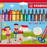 STABILO Trio Scribbi Set Filzstifte für Kinder