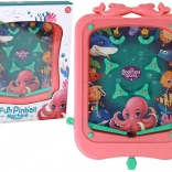 Arcadespiel Mini-Flipper mit Kugel Pink