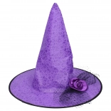 Karnevalset Hexenhut lila