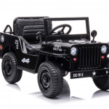 Schwarzes Kinderauto 4x4 mit Akku