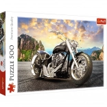 Puzzle mit 500 Teilen – schwarzes Motorrad
