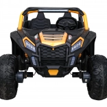 Elektrisches Kinder-Buggy ATV Racing 4x4 für 2 Kinder – Gold