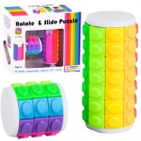 Logisches Puzzle Drehbecher – buntes Puzzle