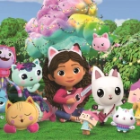 Puzzle Gabys magisches Haus: Im Garten MAXI 24 Teile