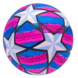 Gummiball mit klaren Sternen blau 24 cm