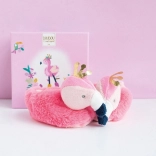 Geschenkset Baby-Schühchen Flamingo 0–6 Monate