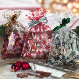 Cellophantüte 35x50 cm mit Sternen