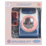 Kinder-Waschmaschine aus Kunststoff mit Batteriebetrieb und Sound