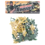Plastiksoldaten im Beutel 6 cm – zwei farbige Sets