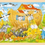 Goki Holzpuzzle Arche Noah 96 Teile