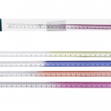 3D-Lineal 30 cm bunt