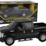 Schwarzer Pickup Ford F-350 mit Reibungsantrieb 1:28